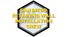 San Diego Retaining Wall Installation Crew Logo